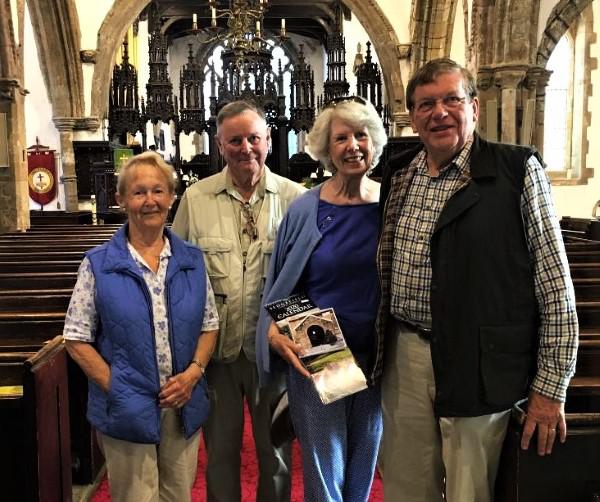 Pictured (l-r) during their visit are Mrs Irvine, General de Chastelain, Mrs de Chastelain and Dr. Irvine. (Photograph by Christine Mutch)
